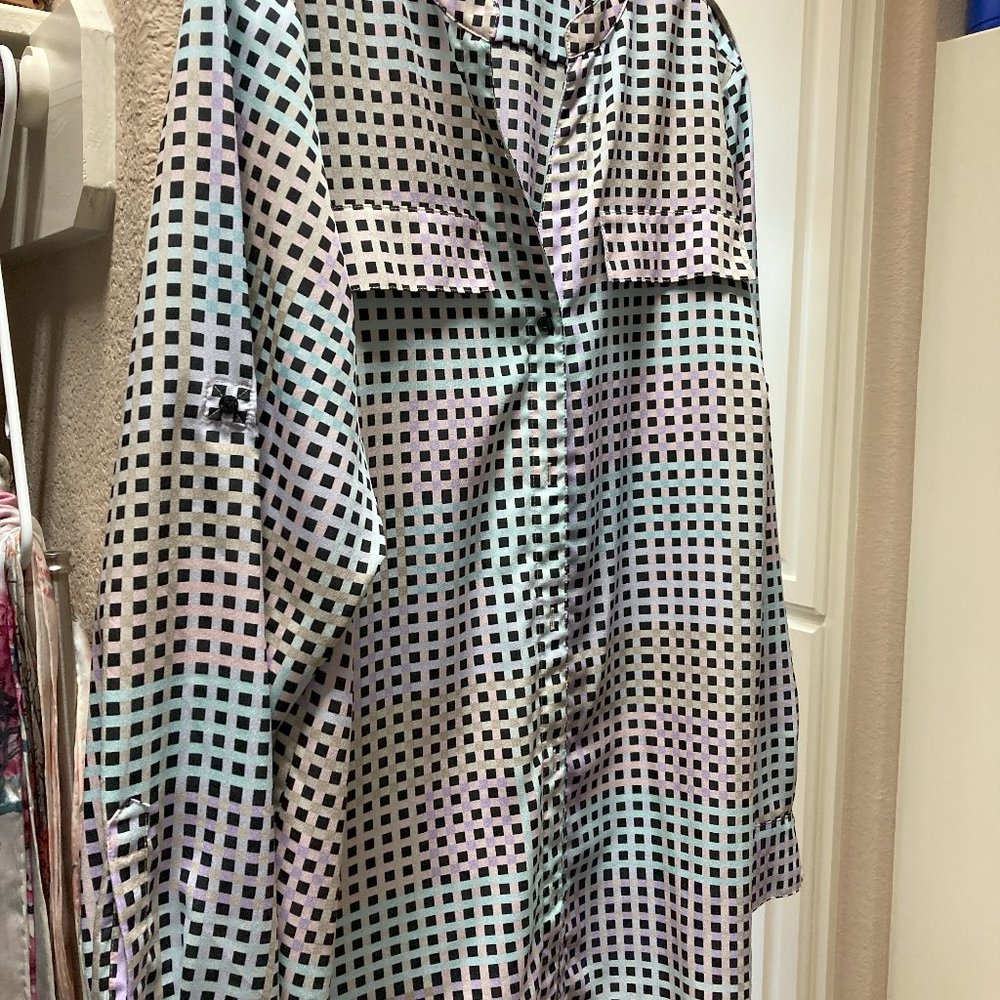 CK Geometric Print Shirt, 1X